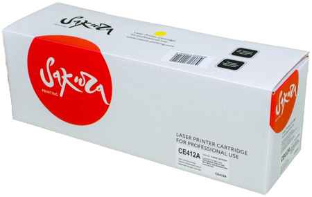 Картридж для лазерного принтера SAKURA CE412A SACE412A Yellow, совместимый 965044440711607
