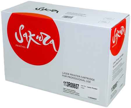 Картридж для лазерного принтера SAKURA 113R00657 SA113R00657 Black, совместимый 965044440711870