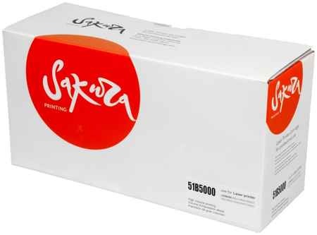 Картридж для лазерного принтера SAKURA 51B5000 SA51B5000 Black, совместимый 965044440711893