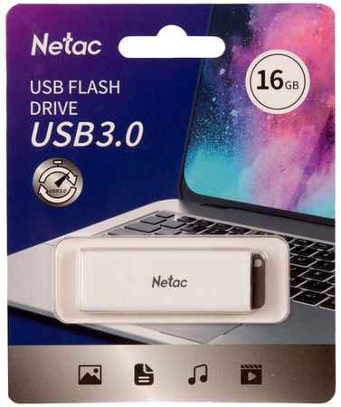 Флешка Netac NT03U185N-016G-30WH 16 ГБ (821988)