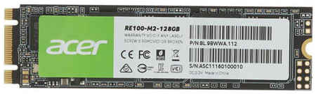 SSD накопитель Acer RE100 M.2 2280 128 ГБ BL.9BWWA.112