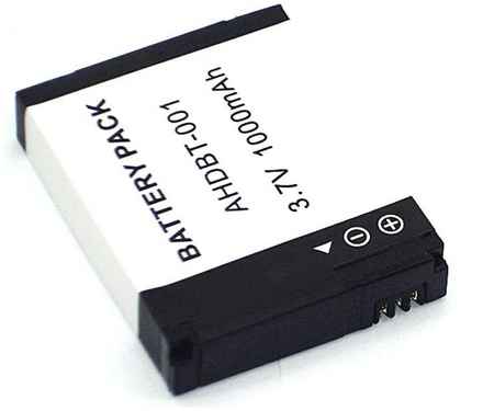 OEM Аккумуляторная батарея для GoPro HD HERO/HERO2 3.7V 1000mAh Li-ion AHDBT-001