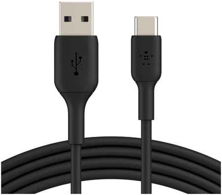 Кабель Belkin USB-A - USB-C , 1m, черный (CAB001bt1mBK)