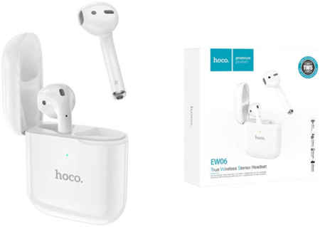 Беспроводные наушники Hoco EW06 белый EW06 True wireless BT headset 965044441127541