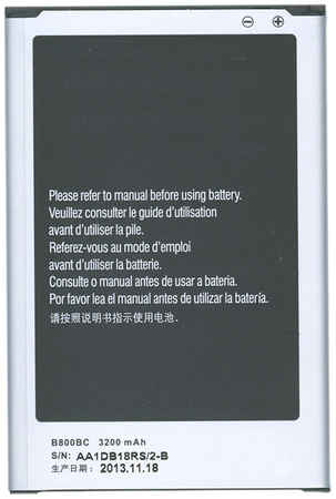Аккумулятор для телефона Vbparts 2900мА/ч для Samsung Galaxy Note 3 965044441189461
