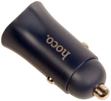 Автомобильная зарядка (от прикуривателя) HOCO Z39 QC3.0, два порта USB, 18W синий 6931474735034 965044441246191