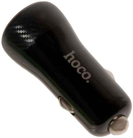Автомобильная зарядка (от прикуривателя) HOCO z21, два порта USB, 5V, 2.4A, черный 965044441246192