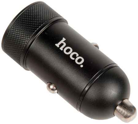 Автомобильная зарядка HOCO Z32A QC3.0, один порт USB, 5V, 4.0A, 18W, черная 965044441246194