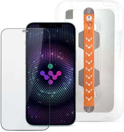 Защитное стекло iGrape самоклеящееся для iPhone 12 Mini, Прозрачное