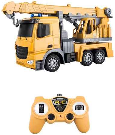 Радиоуправляемый грузовик - кран CS Toys 1:24 YT55-8 Радиоуправляемый грузовик - кран (свет, звук, масштаб 1:24) - YT55-8 965044441280849