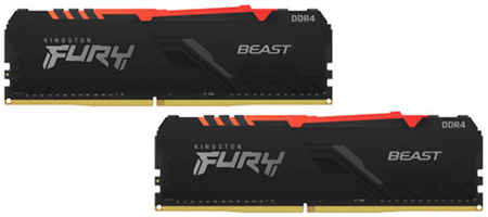 Оперативная память Kingston Fury Beast RGB (KF432C16BBAK2/64) DDR4 2x32Gb 3200MHz