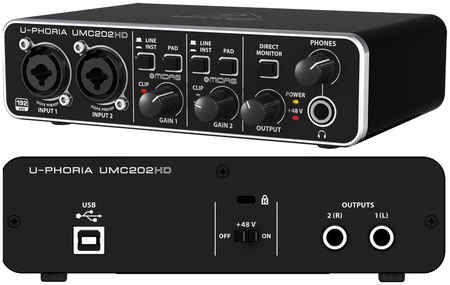 Аудиоинтерфейс BEHRINGER U-PHORIA UMC202HD