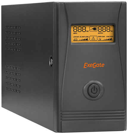 Источник бесперебойного питания ExeGate Power Smart ULB-850.LCD.AVR.EURO.RJ.USB 965044441883393