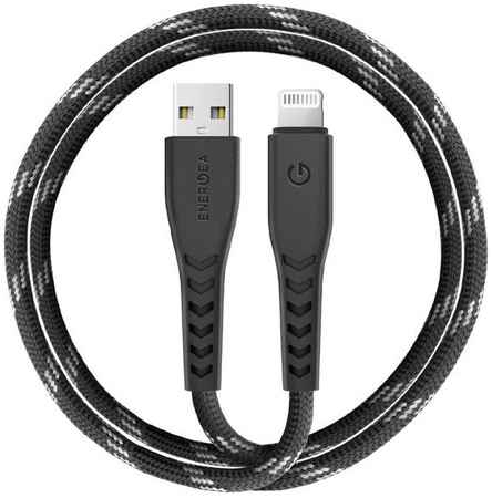 Кабель EnergEA NyloFlex USB - Lightning MFI 3А 3 м, цвет Черный (CBL-NF-BLK300) 965044441896215