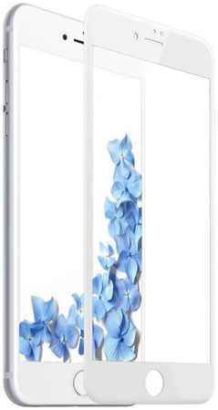 Gsmin Противоударное защитное стекло для Apple iPhone 6 / 6S (Белый)