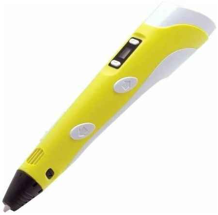 Ручка 3D Qiya Technology с LCD дисплеем Желтая 1099663212116 Ручка 3D Qiya Technology с LCD дисплеем ( Желтая)