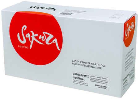 Тонер для лазерного принтера SAKURA SAQ5949X/Q7553X черный, совместимый 965044442070844