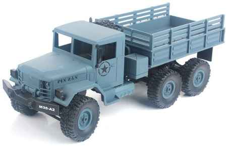 Радиоуправляемая машина MN MODEL военный грузовик, цвет серый 965044442096537