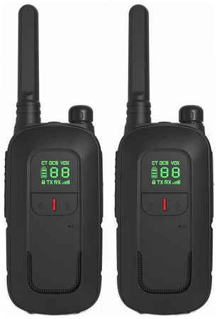 Портативная радиостанция Baofeng BF-T12/2 черный, 2 шт 965044442509661