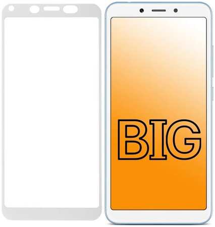 BIG Защитное стекло для Xiaomi Redmi 6 и Redmi 6A с белой рамкой Redmi 6; Redmi 6A 965044442529387
