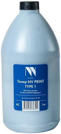 Тонер для лазерного принтера NV Print NV-HP LJ M104 (1кг)type1 , совместимый