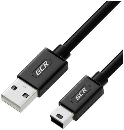 Кабель GCR GCR-UM2 0.5м USB 2.0, AM/mini, черный, экран 965044442905763