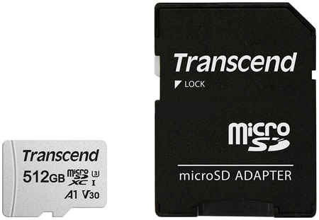 Карта памяти Transcend 300S Micro SD XC Class 10 UHS-I TS512GUSD300S-A 965044442906044