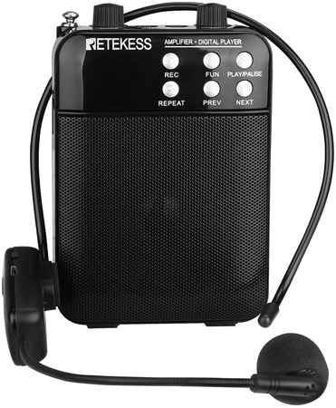 Громкоговоритель поясной Retekess TR619W с беспроводным UHF микрофоном TR619-W