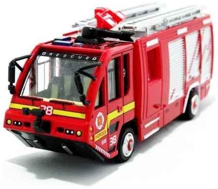 Радиоуправляемая пожарная машина MYX City Hero масштаб 1:87 27 MHz - 7911-5C 965044443110908