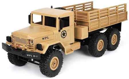 Радиоуправляемый грузовик WPL Army Truck 6WD RTR, масштаб 1:16, 2.4G, WPLB-16-Yellow 965044443158322