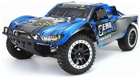 Радиоуправляемый шорт-корс трак Remo Hobby Truck 9emu 4WD RTR, 1:8, 2.4G, RH8025-BLUE