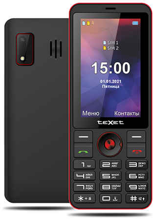 Мобильный телефон teXet TM-321 Black-Red 965044443190892