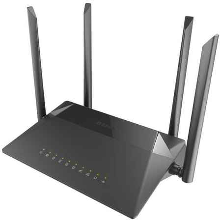 Wi-Fi роутер D-Link Black DIR-825/RU/R5A 965044443199225