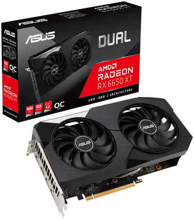 Видеокарта ASUS AMD Radeon RX 6650 XT DUAL 965044443302687