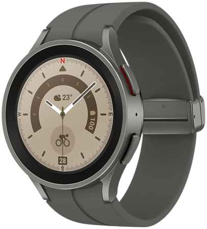 Смарт-часы Samsung Galaxy Watch5 Pro 45мм Wi-Fi NFC серый Galaxy Watch 5 Pro (версия для других стран) 965044443579354