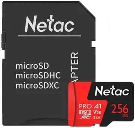 Карта памяти Netac Micro SDXC 256Гб NT02P500PRO-256G-R P500 PRO