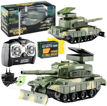 Радиоуправляемый боевой танк Playsmart 108070 965044443930080