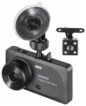 Видеорегистратор Digma FreeDrive 109 TRIPLE (3 камеры)