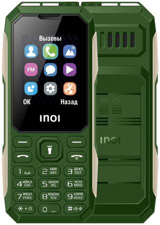 Мобильный телефон INOI 106Z Green 965044444070848