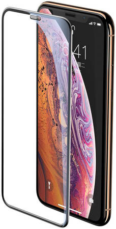 Защитное стекло Baseus Full-screen Curved Tempered для iPhone X/Xs Black
