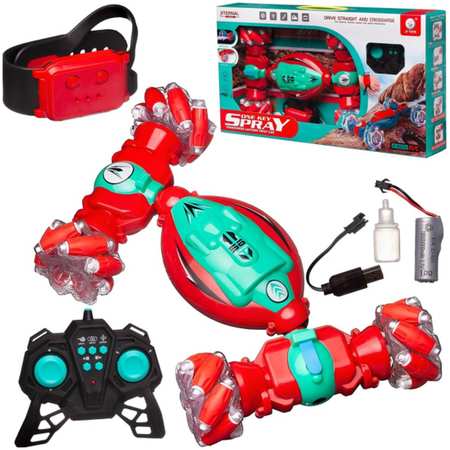 Junfa toys Радиоуправляемая машинка Junfa трюковая повышенной проходимости, красный WD-21887 965044445016141