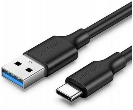 Кабель USB - Type-C uGreen US184 Nickel Plating 1 м черный US184 (20882) USB 3.0 A Male to Type C Male Cable Nickel Plating. Длина: 1 м