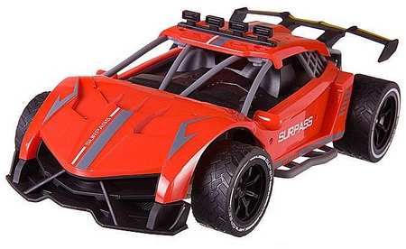 Радиоуправляемая машинка Junfa toys скоростная гоночная, 1:16, красная, WD-11662 965044445048930