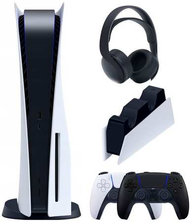 Игровая приставка Sony PlayStation 5 825 ГБ SSD, белый, комплект 965044445055124