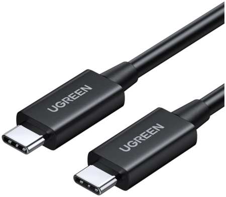 Кабель usb type-c - usb type-c uGreen US507 USB4 Gen3 0.8 м черный (30691) US507 (30691) USB4 Gen3 Type C Male to Type C Male 5A Cable 0.8m - Black 965044445082546