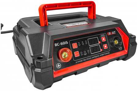 Пуско-зарядное устройство Brait BC-60iS инверторное (1430Вт,12/24В, 5-500Ач, 500/300А) 965044445094220