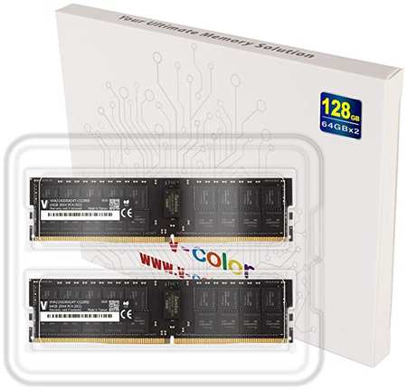 V-Color Оперативная память Apple VHA21ASDRAG4T-CG29RD (VHA21ASDRAG4T-CG29RD), DDR4 2x64Gb, 2933MHz 965044445130588