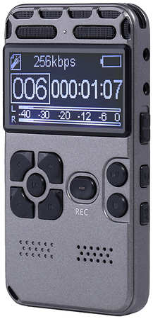 Цифровой диктофон SPEC-RW097 8 Гб серый 965044445151632