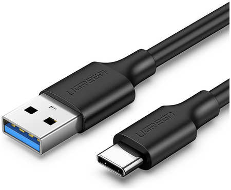 Кабель USB - Type-C uGreen US184 (20884) 2 м черный US184 (20884) USB 3.0 A Male to Type C Male Cable Nickel Plating 2m - Black 965044445156147