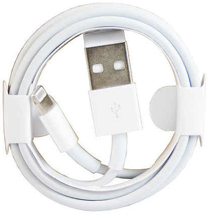 Кабель Lightning-USB Foxconn 1 м белый